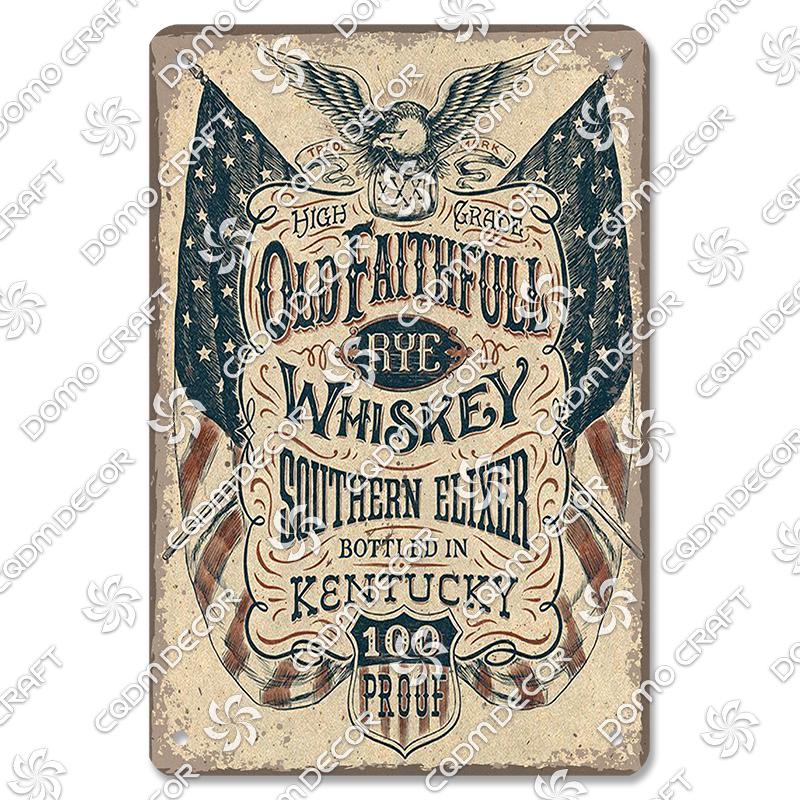 

Ретро Постер Виски Металлические Жестяные Таблички Виски Бокал Вина Винтажная Металлическая Тарелка Бар Клуб Паб Гостиная Домашний Настенный Декор 20x30cm（7.8x11.8inch）