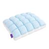 Luxury Hotel Style Pillows Mellow Puff Cooling Cloud Pillow, Ice?Silk Quilted Grid Bed Soft Quilting Pillow Inserts Support for Side & Back