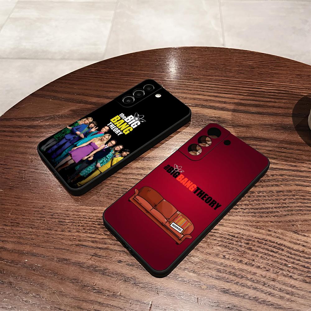 America TV The Big B-Bang Theory Phone Case For Samsung S25 S24 FE S23 S22 S21 Plus S20 Ultra Note20Ultra Black Soft Shell