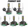 2 Pezzi 60000Lm Lampadine LED per Fari D3S D1S D2S D4S D8S D1R D2R D3R D4R D8R 140W Turbo CSP LED Doppio Tubo di Rame Luci Per BMW Benz Canbus Faro 6500K