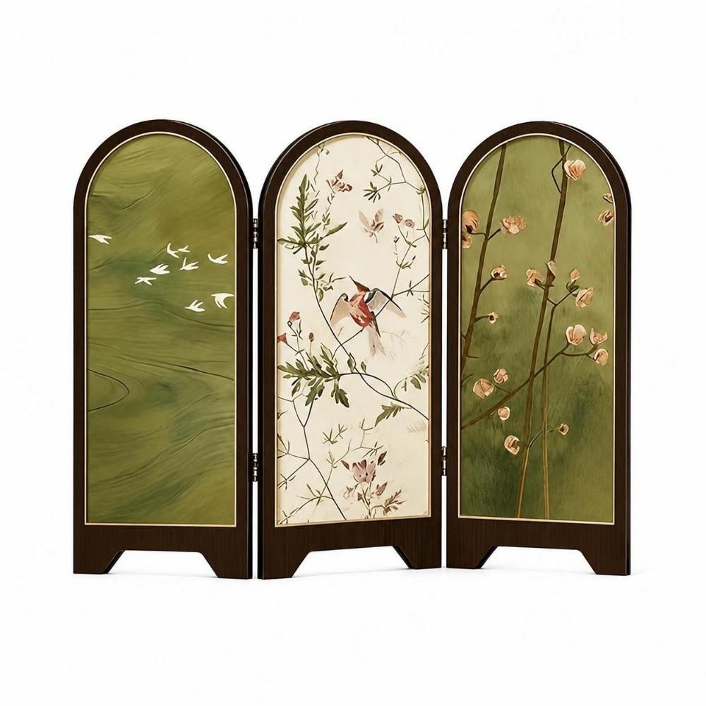 Chinese Retro Dollhouse Partition Screen Desktop Scene Layout Model  Study Room Use