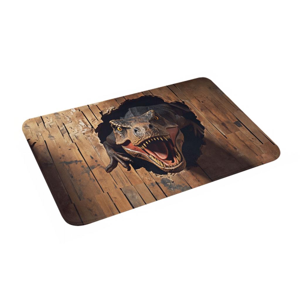 3D Design Of Dinosaurs In Caves Front Door Floor Entrance Mat Indoor  Kitchen Bath Doormat Garden Carpet Rug