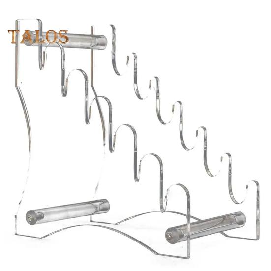 Cutter Storage Rack Acrylic Cutlery Holder Transparent Universal Cutter Display Stand Counter-top Organizer for Kitchen Restaurant