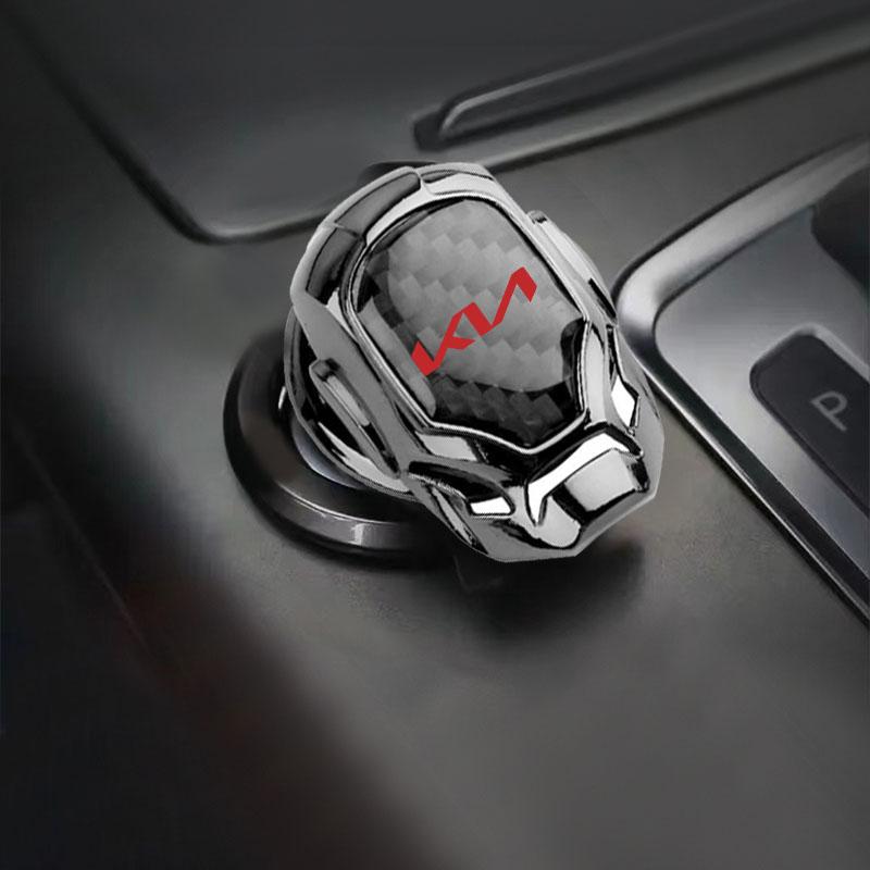 Auto Ein-Klick-Start Schutzhülle Start/Stopp-Knopf Dekoration für KIA Sportage Ceed Rio 3 Picanto Proceed Gt Stinger 4 K7