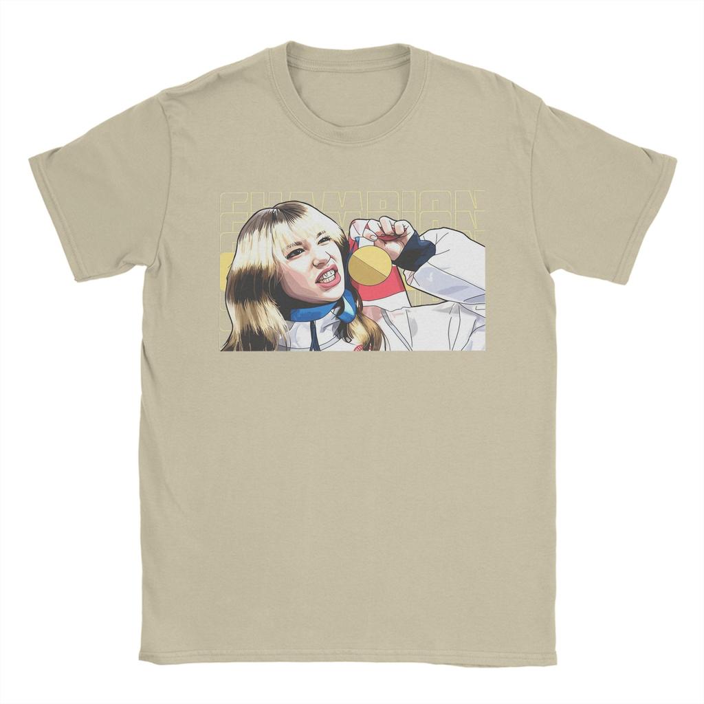 Alysa Liu Figure Skating TShirt Unisex  Creative Cotton Tee Shirt O Neck Short Sleeve T Shirt Gift Tops