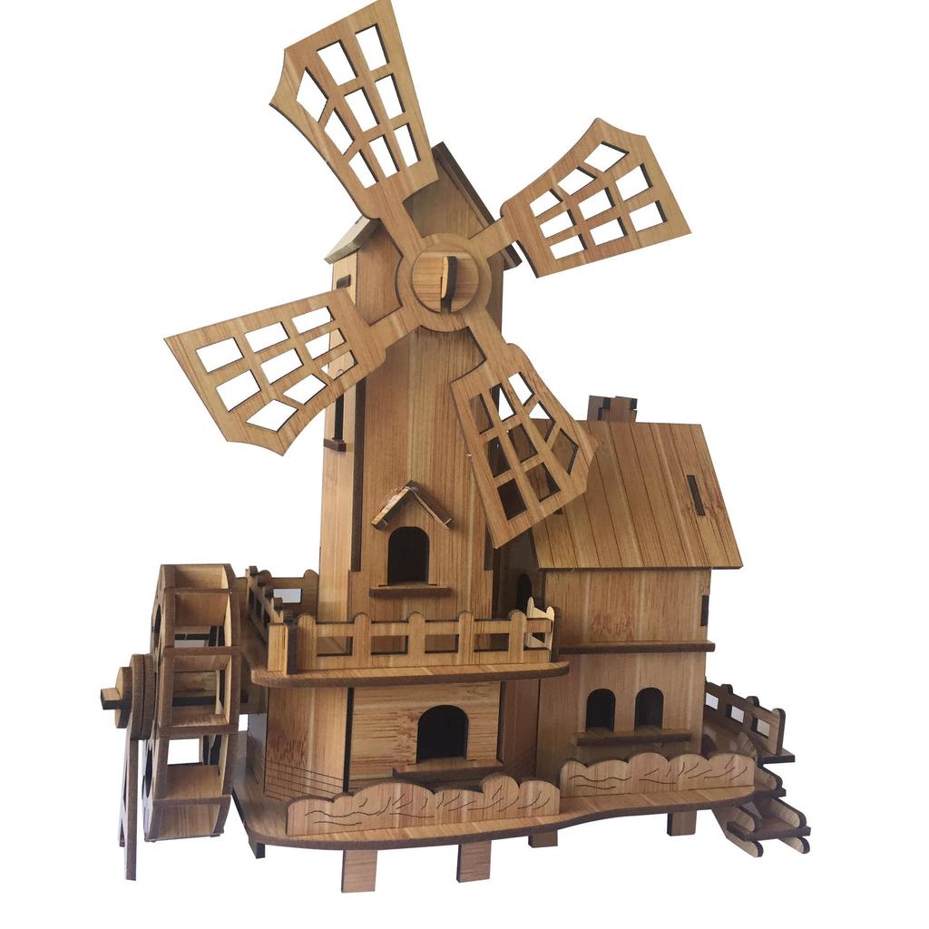 Seaview Villa Orchid Pavilion 3D Jigsaw Puzzle Cabin Model Educational Toy