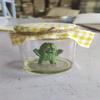 Grumpy Pickle In A Jar Sculpture, Miniature Glass Screaming Pickle In a Bottle, Emotional Support Jar,Handmade Emotional Support