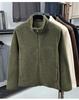 2025 Japanese Style Fleece Stand Collar Jacket - Thick, Warm, Casual Autumn/Winter Wear