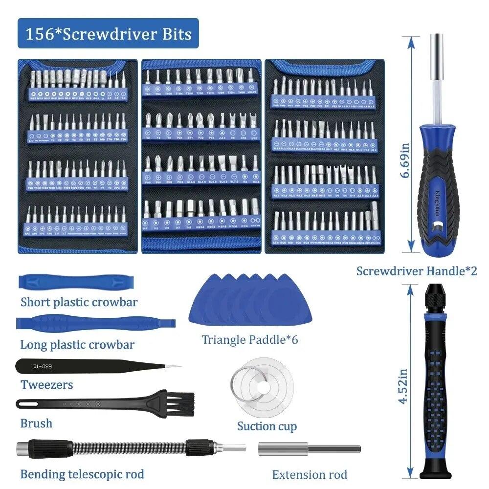 KING'SDUN 170 In 1 Precision Screwdriver Set