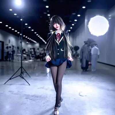Costum Cosplay Kurumi/Tohka/Yoshino din Date A Live Ținută Anime pentru Joc de Rol de Halloween Carnaval
