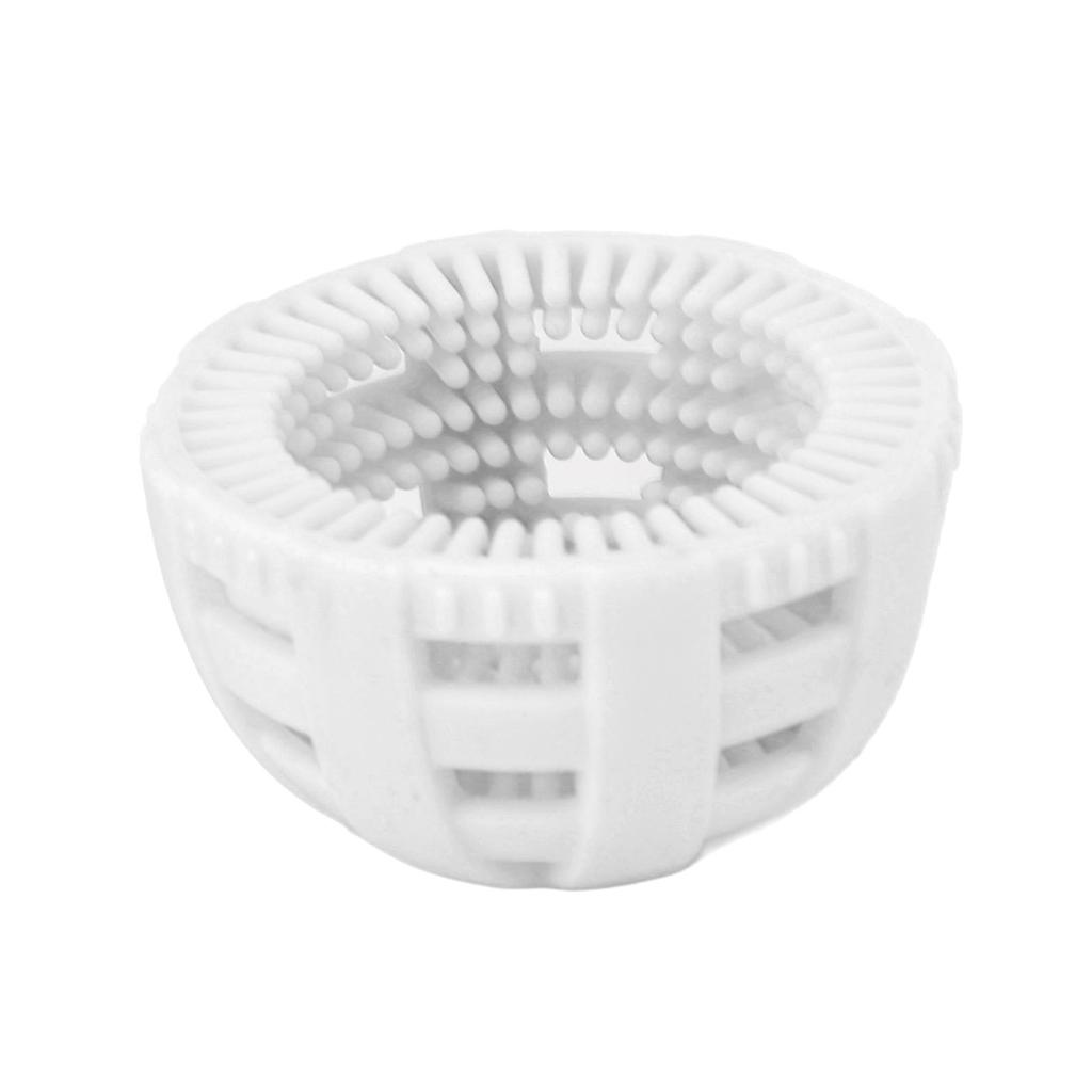 Silicone Egg Brush Vegetable Brush Scrubber Efficient Cleaning Multipurpose Cleaning Brush for Home Farm White