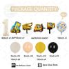 60pcs Construction Vehicle Balloon Cream White Number Birthday Balloon Set Architecture Theme Party Decoration Festival Supplies