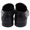 Salvatore Ferragamo Black Leather Gancini Loafers