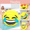 New Smiley Face Inflatable Ride-on Pool Float For Adults Eco-friendly Pvc Material Trendy Design