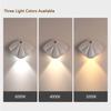 LED Shells Night Light Motion Sensor Light USB Type-C Tricolor Room Decoration Lamp for Corridor Staircase Led Lamp Sensor Light