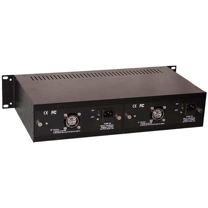 Aopre 2U 14-Slot Fiber Optic Transceiver Rack