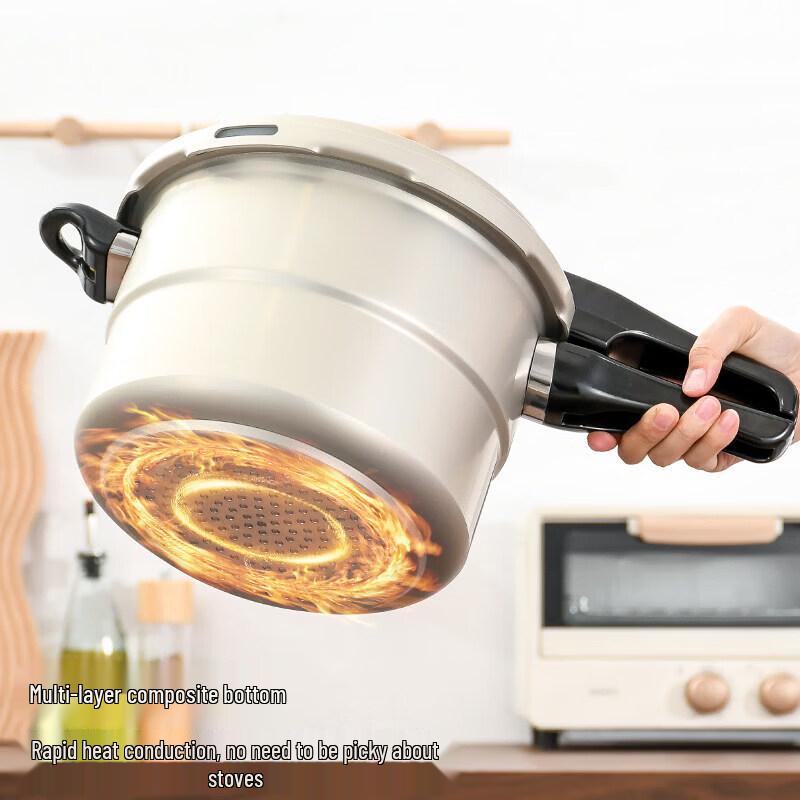 Chixing Aluminum Alloy Pressure Cooker with Steamer