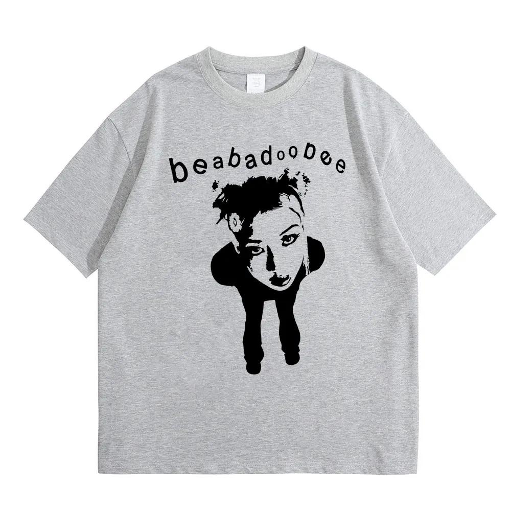 Singer Beabadoobee Graphic Print T-shirt Men Women Fashion Cotton Oversized Tshirt Unisex Casual Y2k Style Short Sleeve T Shirts