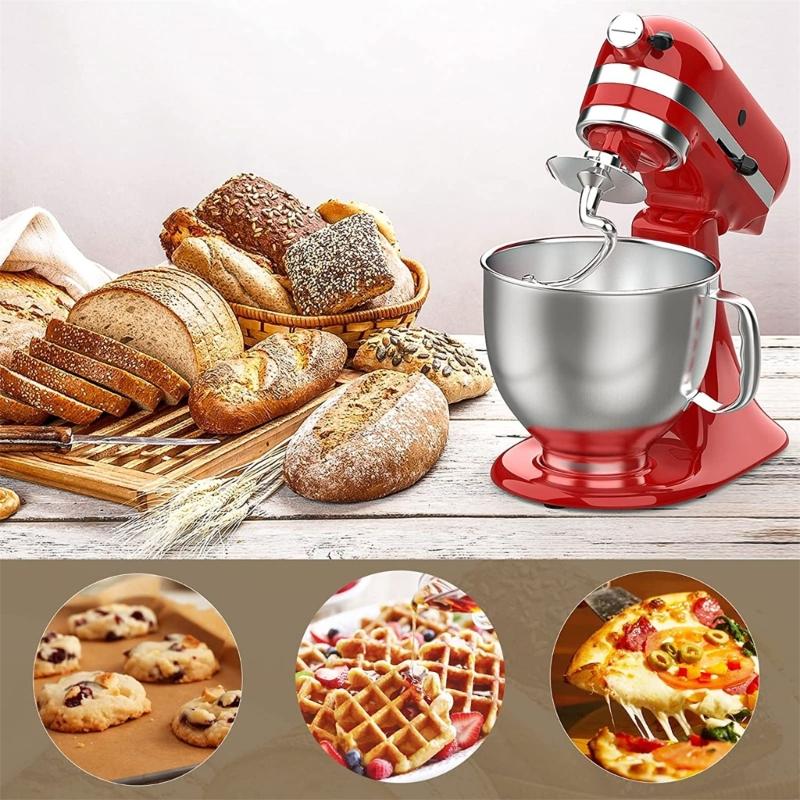 Mixer Dough Hook Stainless Steel Material Mixer Replacement for K45 KSM75 KSM110