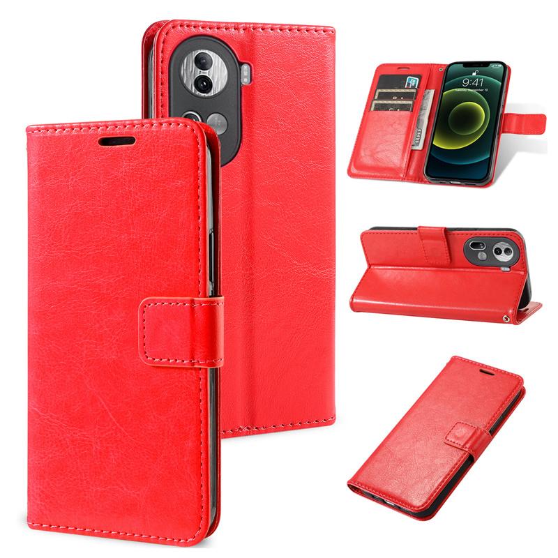 

Шкіряний чохол Retro Flip для OPPO Reno 11 Pro 11F 10 10X 9 8 Lite 8T 8Z 7Z 6Z 5Z 7 SE 6 5 4 3 2 Z 2Z A78 A58 A38 A76 A36 A94 A74 A77 A2 A1 Чохол для гаманця OPPO A8/A31(2020) червоний