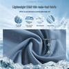 Plus Size Women's High-Waisted Wide-Leg Ice Silk Summer Pants with Split Drape and Sun Protection.