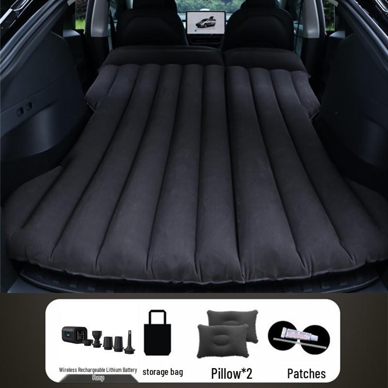 Tesla Model Y/3 Rear Seat Inflatable Mattress - Foldable Car Sleeping Pad