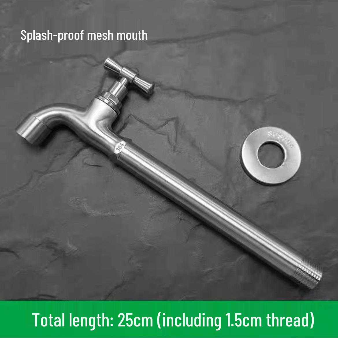 

Уличный кран из нержавеющей стали 304, морозостойкий, с насадкой 4/6 точек для стиральной машины