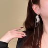 Super Long Exaggerated Pearl Atmospheric Fringed Earrings Women's Year New Trendy High-end Light Luxury Niche Heavy Industry Earrings