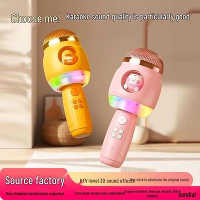 Children's Wireless KTV Microphone and Speaker - Singing Toy for Family Fun