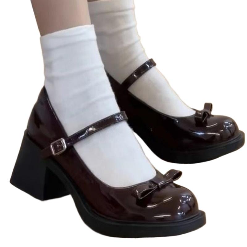 Fashion 2025 New Ladies Shoes Buckle Strap Women's High Heels Fashion Butterfly-knot Office and Career Best Seller Non-Slip Heels Women