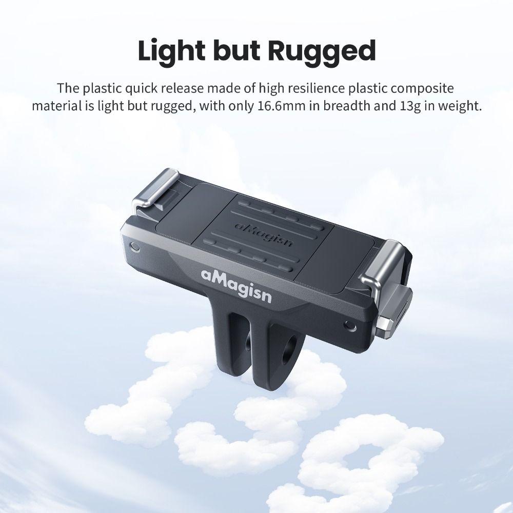 Quick Release Magnetic Mount Adapter for DJI Osmo 360/Action 5 Pro 3 4 Action Camera Accessories