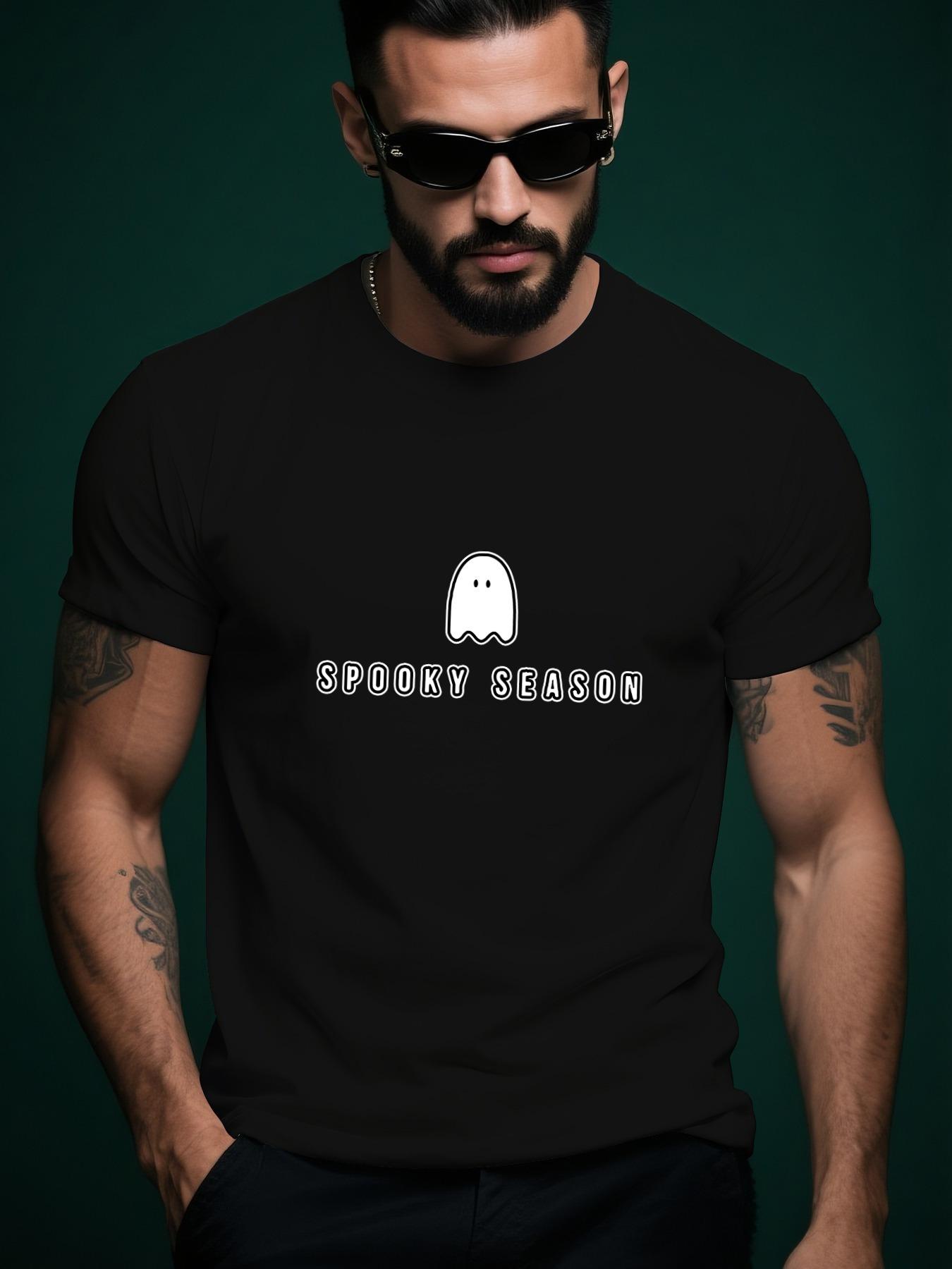 Spooky Season Trendy Streetwear Summer Casual Round Neck ... M
