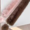 1PC Furry High-end Scarf Warm Fur Collar Thick Plush Skin-friendly Delicate Fashionable Stylish