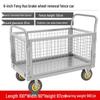 Folding Logistics Mesh Utility Cart
