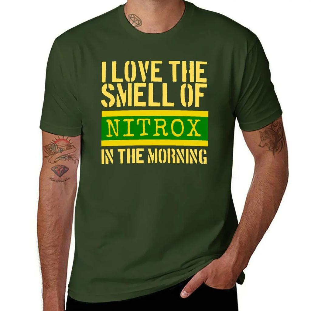 I Love the Smell of Nitrox In the Morning, Scuba Diving, Nitrox Diver, T-Shirt Anime Tshirt Anime Mens Designer Clothes