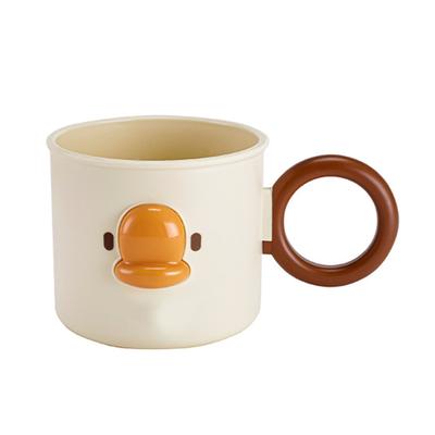 Cartoon Toothbrush Cup Round Water Mugs Tooth Brush Holders for Household Office Travel S