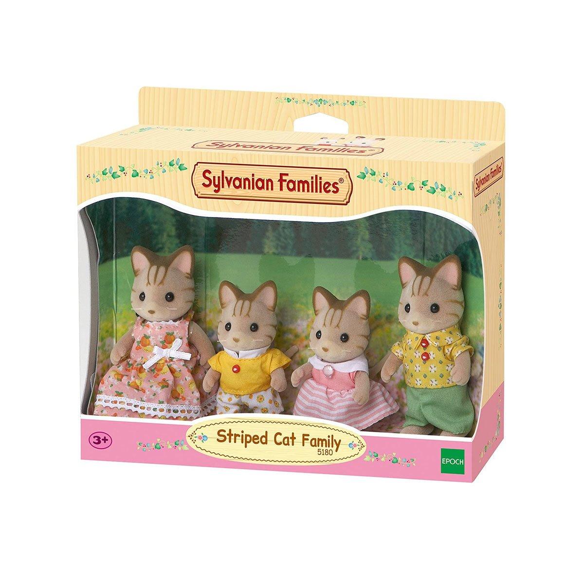 

5180 Sylvanian Families, Семья полосатых кошек, +3 года