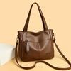 Large-capacity Women's Bag, Single-shoulder Bag, Elegant Tote Bag, Fashionable Middle-aged Mother's Bag, Practical Large Bag