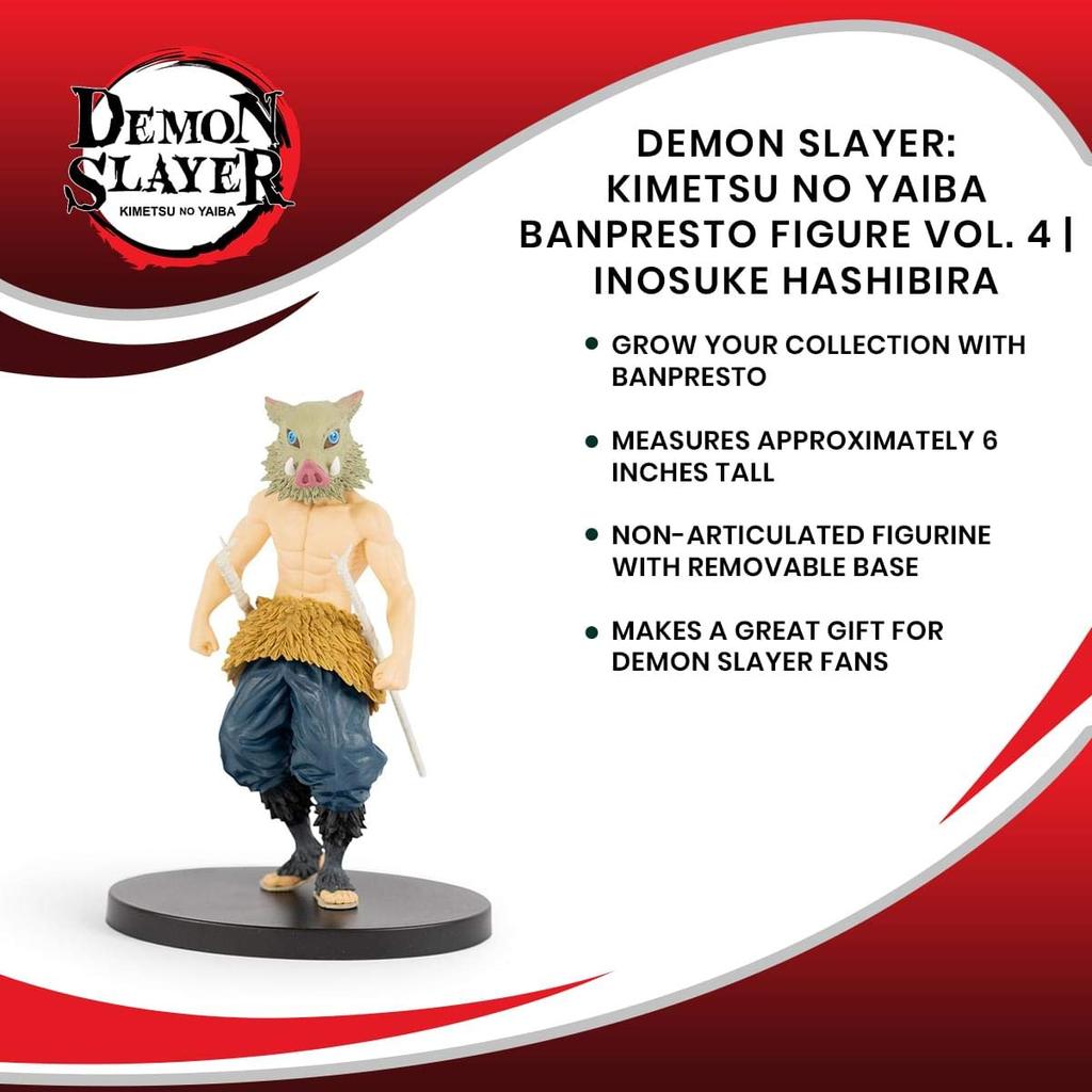 Demon Kimetsu no Yaiba Figurka Kizuna no Sou Tsukinogata Inosuke Kuhira Slayer