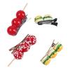 Realistic Bingtanghulu/Burger Hair Clip Funny Food Play Hair Pin for Girl Creative Hair Barrettes Side Hair Styling Clip