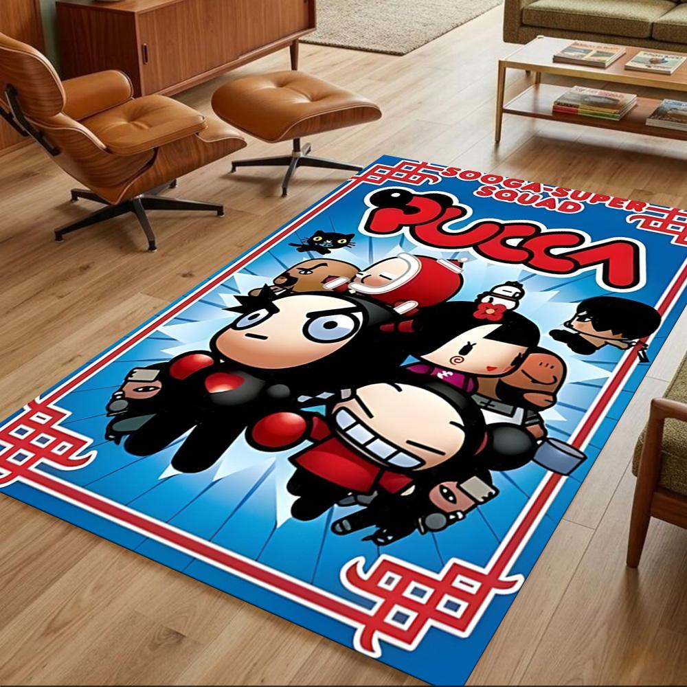 Pucca Large Mouse Pad Desk Mat Study Desk Mat Non-Slip Rubber Bottom Perfect Gift for Gamers