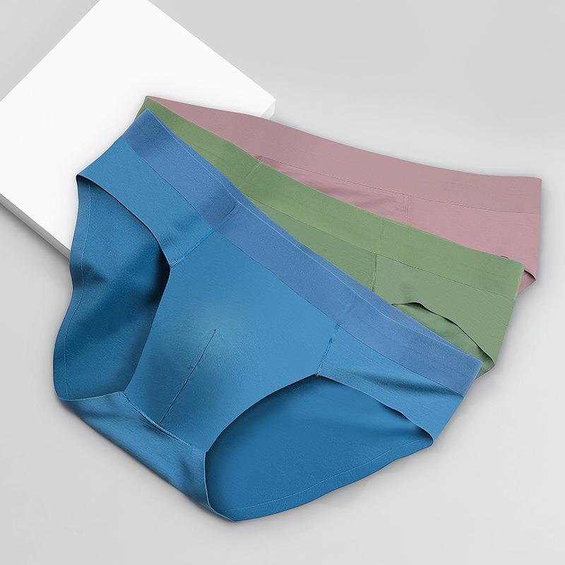 80 Men's Seamless Slim Summer Underwear - Comfortable, Breathable, Sexy Triangle Briefs