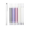 40Pcs Coarse Rod Heat Erasable Marking Pen Fabric Sewing 13cm High Temperature Disappearance Refill Marker Pen