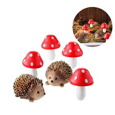 Garden Accessories Resin Hedgehog  Miniature Garden Ornaments