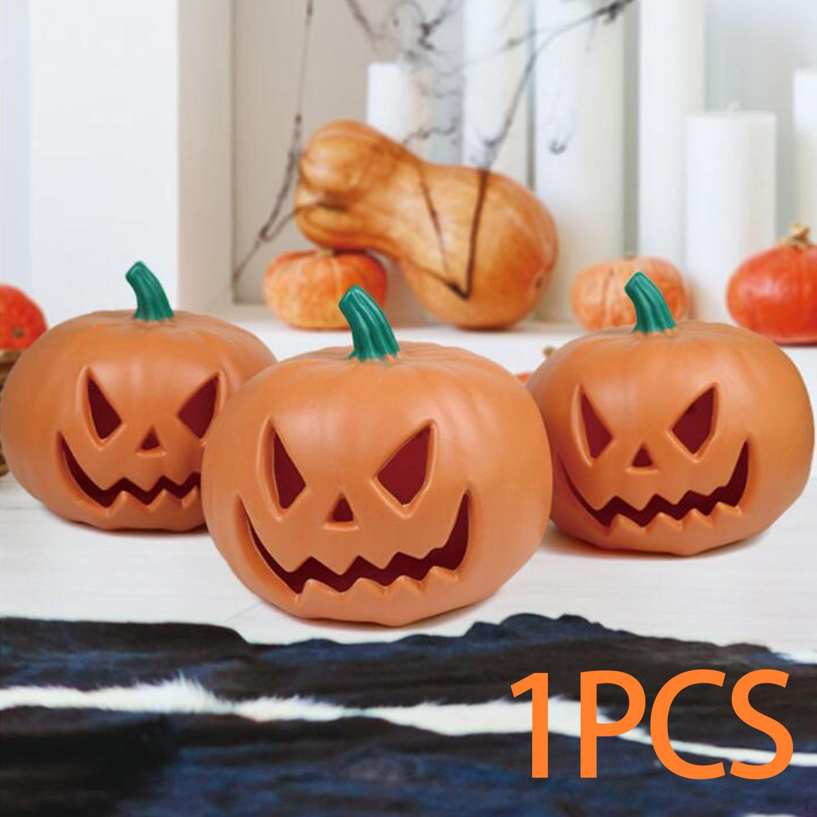 Halloween Pumpkin Lights Lantern Color Changing Glow in The Dark Lamp Night