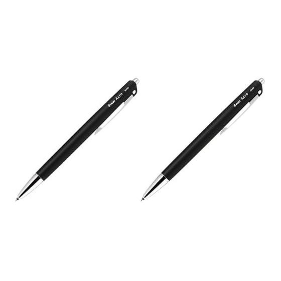 Pilot Acro 500 Acroball Ballpoint Pen, 0.5mm Extra Fine, Black Matte