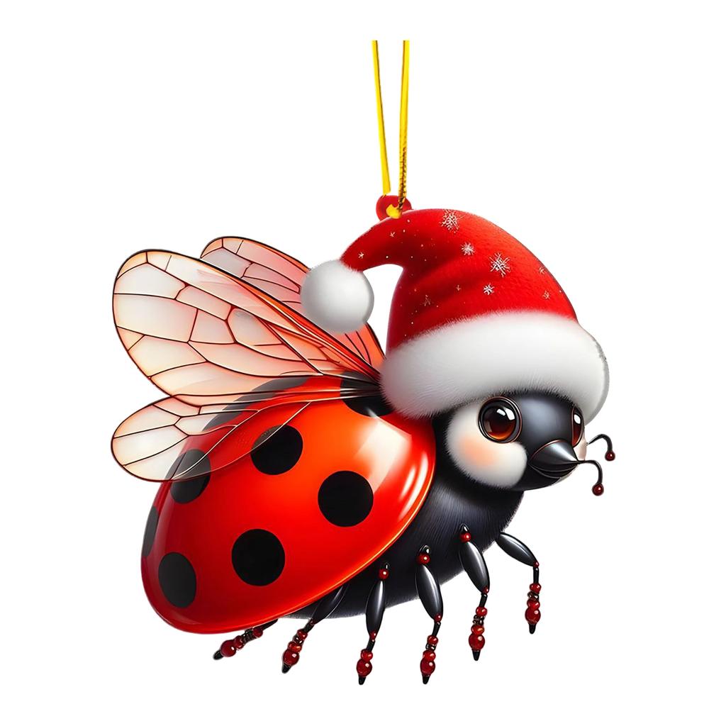 2D Weihnachtsschmuck, Flacher Weihnachtsbaum aus Acryl, Heimdekoration, Anhänger für den Weihnachtsbaum