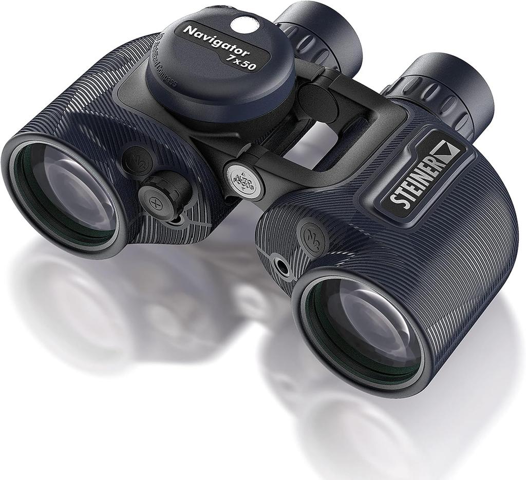 Steiner Navigator 7x50 C Binoculars with Illuminated HD Open Bridge Sports 5m NBR Rubber Perfect for Navigation and Marine Sports Compass, Autofocus,