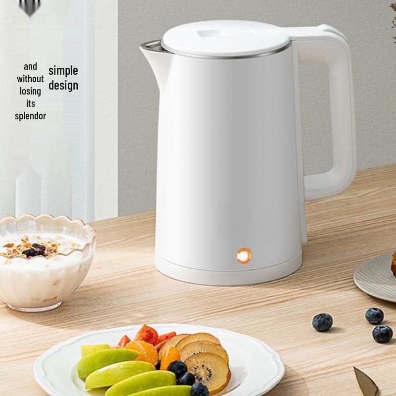 Compact Electric Kettle with Quick Boil, Large Capacity, and Insulation