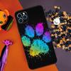 Cartoon Cute Dog Paws Bumper Case For iPhone 16 15 14 Pro Max 11 12 13 Pro Max Mini XR 15 16 Plus 16e Phone Cover